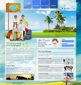 My Work: Web Template Design