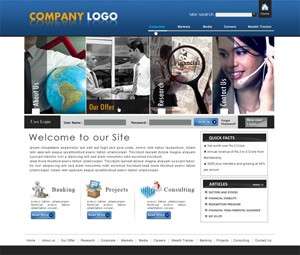 My Work: Web Template Design