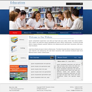 My Work: Web Template Design