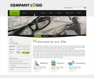 My Work: Web Template Design