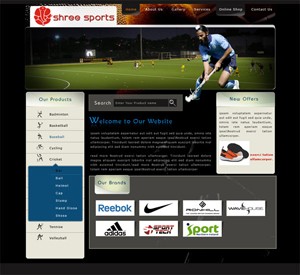 My Work: Web Template Design